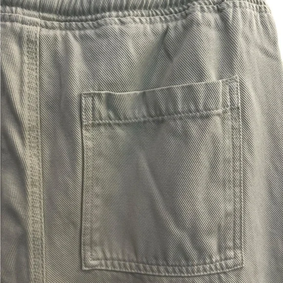 Kut From The Kloth Drawcord Cropped Pant Raw Hem Oversized Size S Boho Chic - Picture 7 of 8